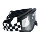 Biltwell Moto 2.0 Checkers goggles black/white