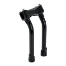 Biltwell Murdock pullback riser schwarz für Harley Dyna Softail Sportster 10"