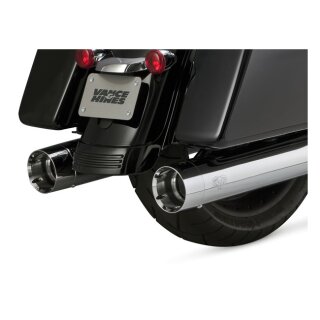 V&H, 4.5" Oversized 450 Titan slip-ons mufflers. Chrome