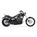 Vance Hines Big Radius Auspuff schwarz für Harley Dyna 06-17