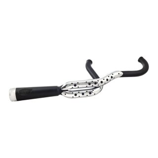 RSD TRACK 2-1 HIGH PIPE BLACK/CHROME