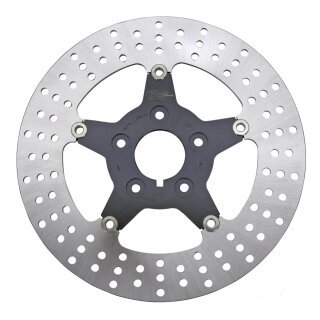 Braking 5-Star Bremsscheibe schwimmend vorne 11.5" für Harley 84-99 black