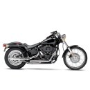 Solo Sitz Le Pera Silhouette schwarz glatt für Harley Softail 84-99