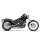 Solo Sitz Le Pera Silhouette schwarz glatt für Harley Softail 84-99