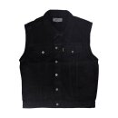 MCS Motorrad Weste Jeans schwarz