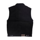 MCS Motorrad Weste Jeans schwarz