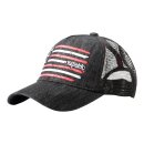VON DUTCH TRUCKER CAP FLAG DARK GREY