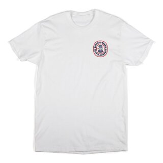BRIXTON PACE T-SHIRT WHITE/NAVY