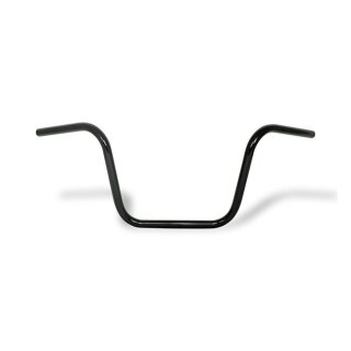 Apehanger handlebar, 12" rise, 1" black