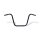 Apehanger handlebar 12" rise 1" black