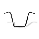 Apehanger handlebar, 16" rise, 1" black