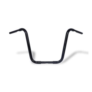1-1/4" Buffalo Apehangers 16" high, black