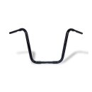 1-1/4" Buffalo Apehangers, 16" high, black