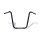 1-1/4" Buffalo Apehangers, 18" high, black