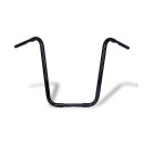 1-1/4" Buffalo Apehangers, 20" high, black