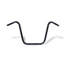 Apehanger handlebar, 14" rise, 1" black