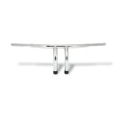 Fat 1-1/4" Tiller bar, 8" rise, chrome