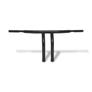 Fat T-Bar Lenker 30 cm hoch schwarz für Harley Modelle 82-22