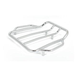 Contoured luggage rack for Tour-PakÂ®. Chrome
