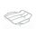 Contoured luggage rack for Tour-PakÂ®. Chrome