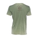 WCC WINGS LOGO T-SHIRT RETRO GREEN BLACK