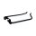 Saddlebag support bracket set. Black