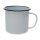 MUG ENAMEL WHITE/NAVY