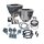 S&S, 883-1200 Hooligan big bore cyl. & piston kit