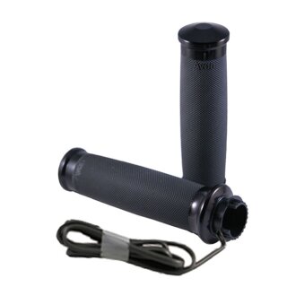 Avon MT Custom Contour heated grips black anodized