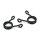 SCISSOR SOLO SEAT SPRING, BLACK 3 INCH