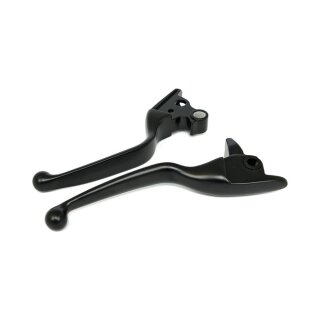 Lenker Armaturen Handhebel Set schwarz für Harley Touring 14-16