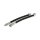 Goodridge QD fuel crossover line black braided textile