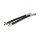 Goodridge QD fuel crossover line black braided textile