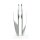 Wind deflector set. Chrome