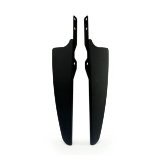 Wind deflector set. matte black