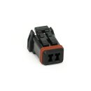 NAMZ, Deutsch MX-1900 connector. Black, plug, 2-pins