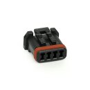 NAMZ, Deutsch MX-1900 connector. Black, plug, 4-pins