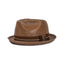 BRIXTON CASTOR FEDORA BROWN/TAN