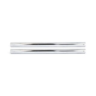 Universal head pipe extension set 30" long chrome