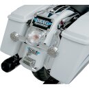 Hinterer kürzerer Blinkerhalter chrom 10" für Harley FL Modelle 74-17