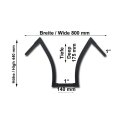 Lenker Apehanger Bad Ape Highway Hawk für Harley Yamaha Victory 1"