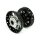 Reproduction Star hub, for OEM axle. Black with chrome star