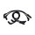 Taylor, 10.4mm mm ThunderVolt-50 spark plug wire set. Black