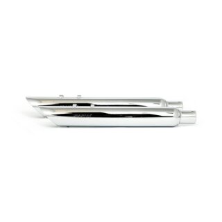 Kerker, Slash 4" slip-on muffler set. Chrome