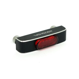 CONERO LED TAILLIGHT BLACK, RED LENS