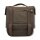 Burly, Voyager saddlebag. Dark Oak canvas