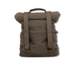 Burly Roll Top backpack dark oak