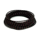 Classic cloth covered wiring, 25ft. roll. Black/Red