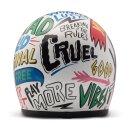 DMD WORDS VINTAGE HELMET WHITE