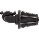 Ness Beveled Monster Sucker Luftfilter schwarz für Harley Softail Touring 17-22